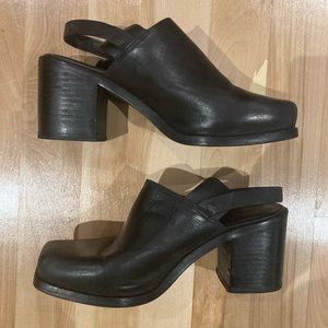 Miista Honcho Square Toe Sling Back Heel